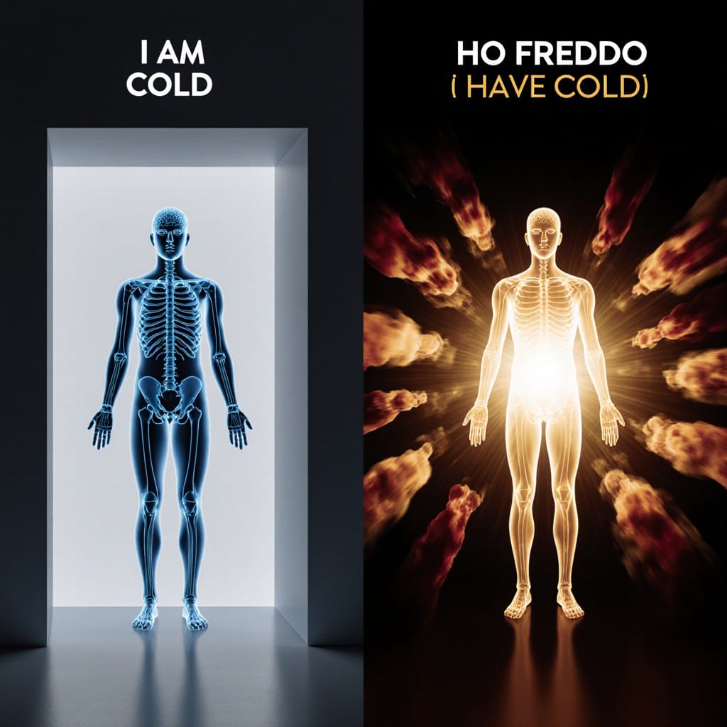 I Am Cold vs. I Have Cold: A Philosophy in Two Words